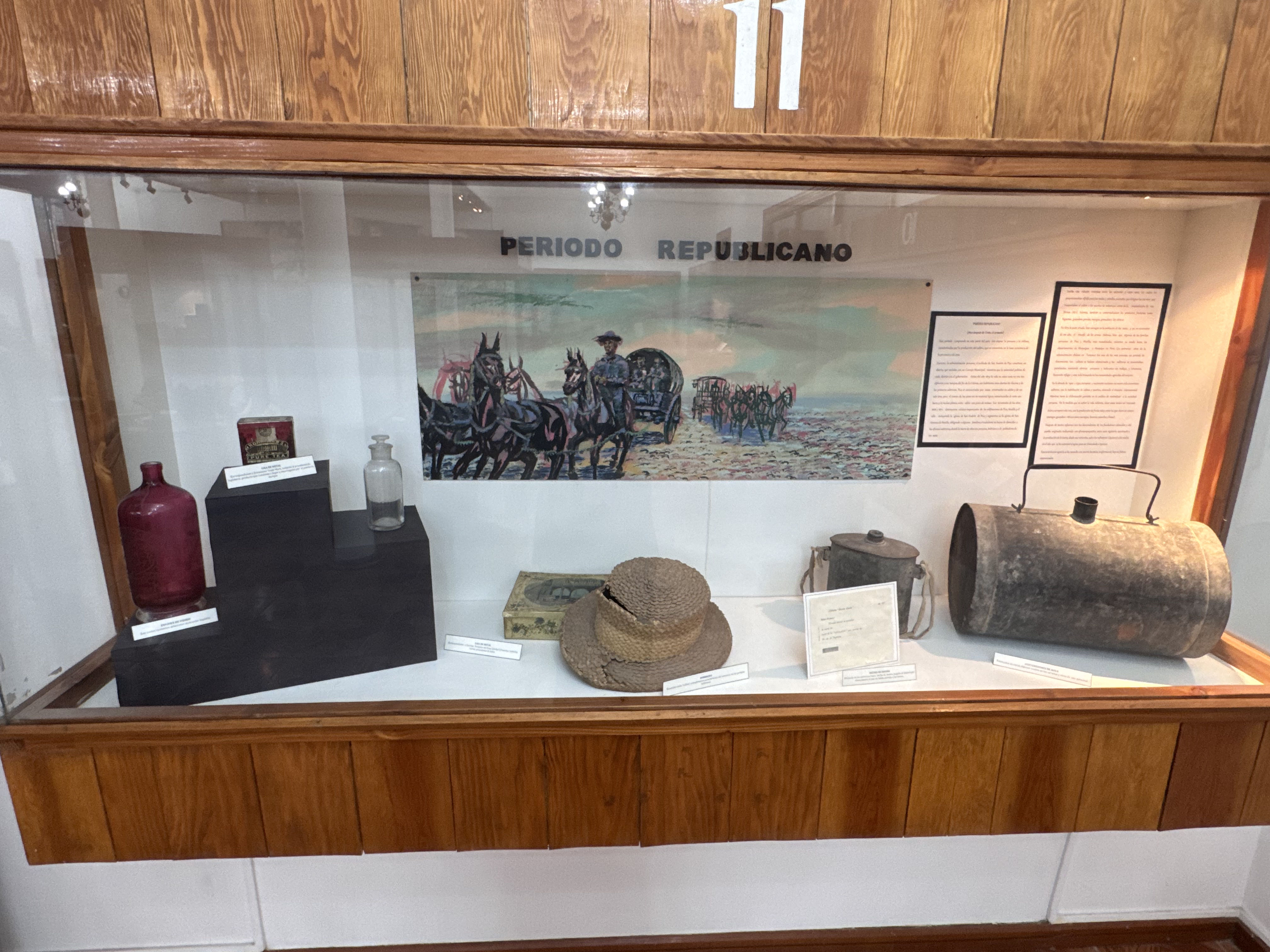 Exhibición del museo