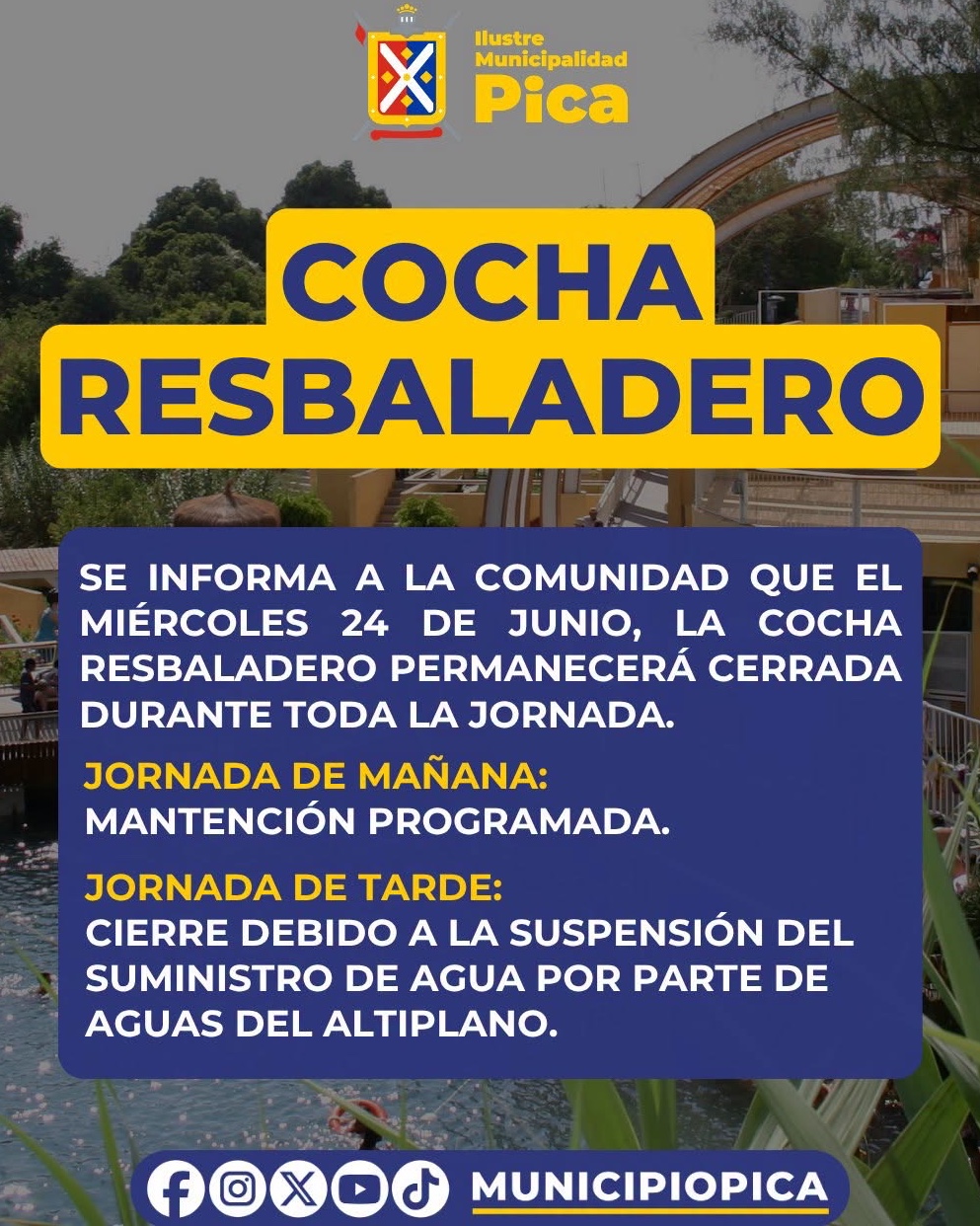 ?? cierre temporal de recintos municipales??